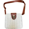 Ladies Straw Shoulder Bag Box Woven Crossbody Boho Messenger Square Beach Summer - Image 10