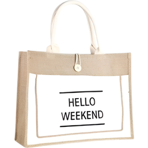 Hello Weekend Tote Bag