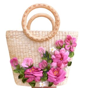 Handmade Water Hyacinth Women Handbag